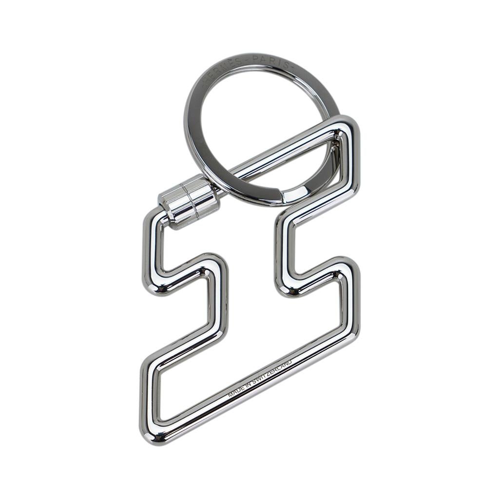 Women's or Men's Hermes Key Ring H Too Speed Stainless Steel
