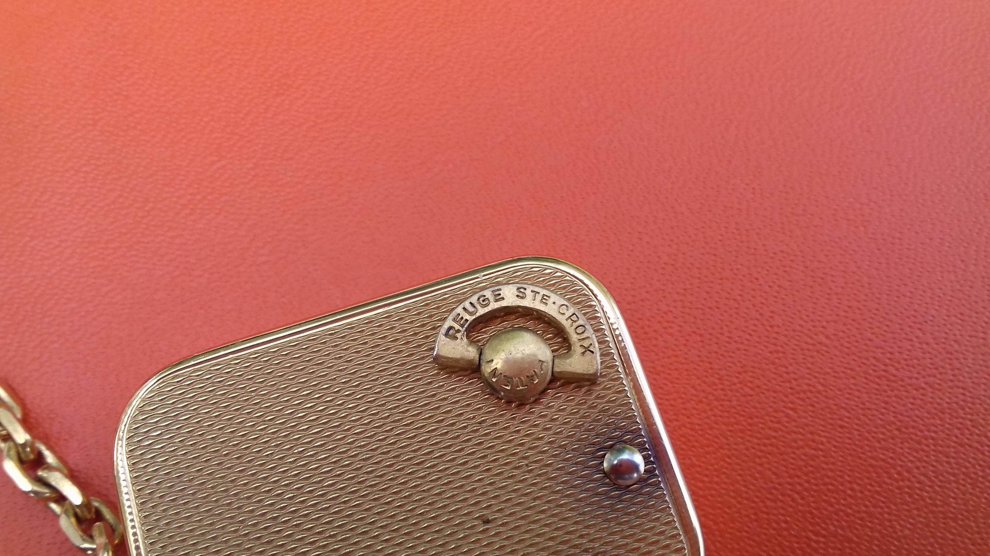 Hermès Keychain Key Ring Key Holder Reuge Sainte Croix Music Box 8