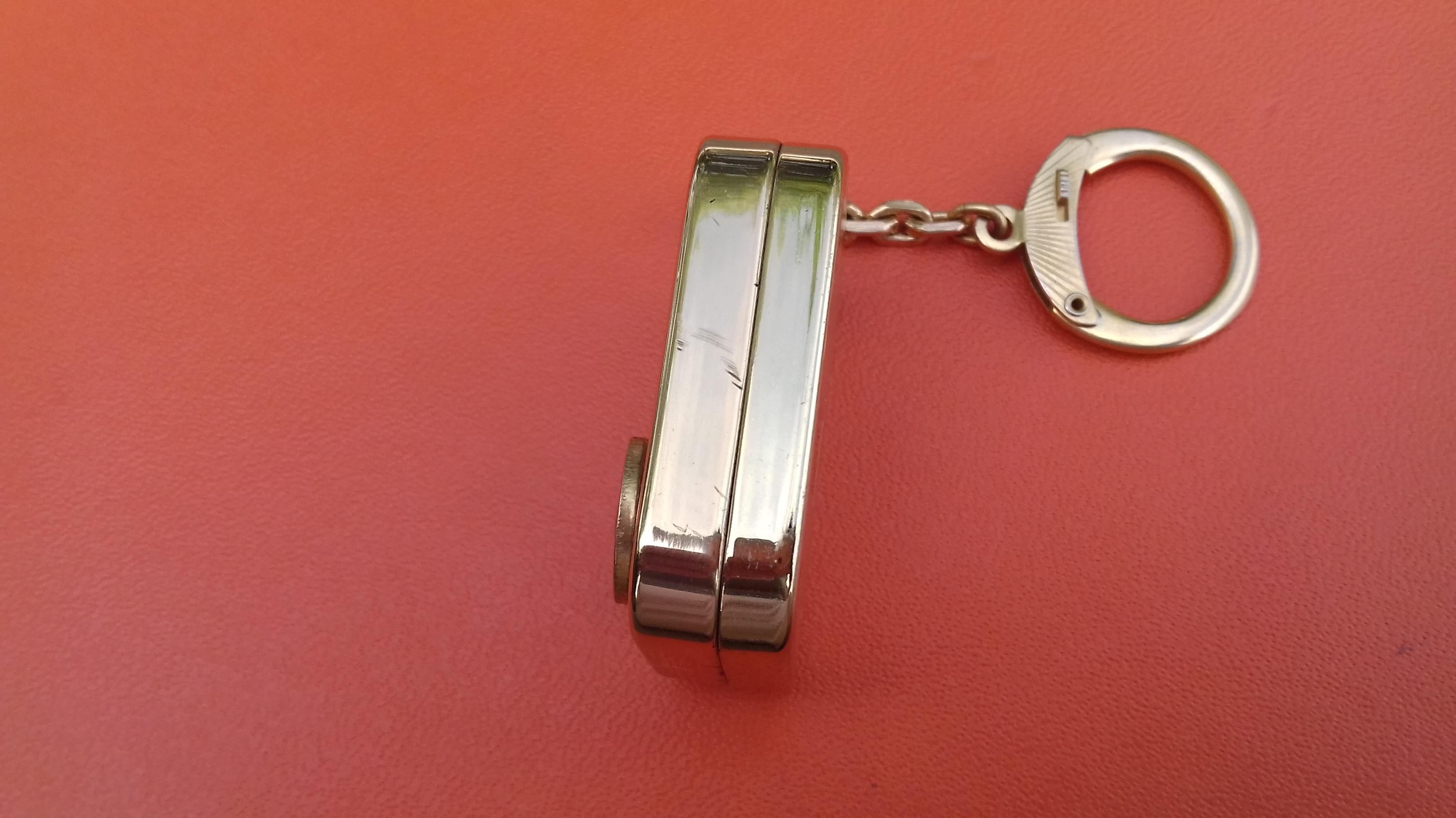 Hermès Keychain Key Ring Key Holder Reuge Sainte Croix Music Box 1