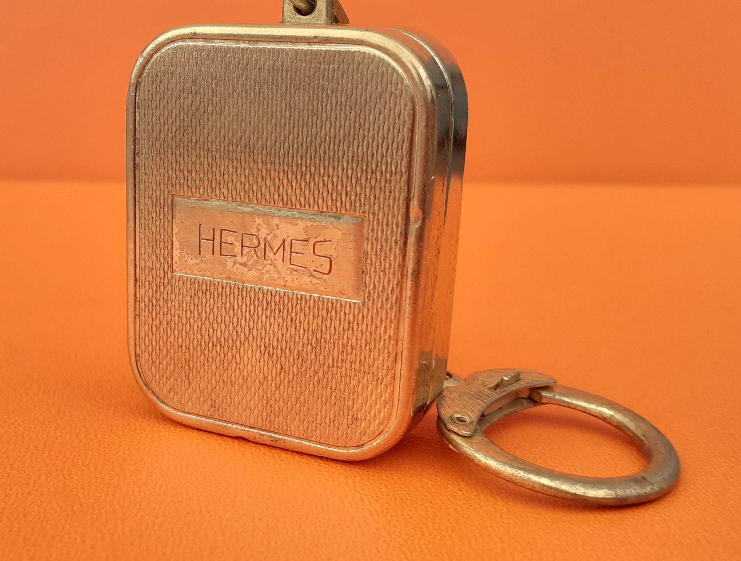 Hermès Keychain Key Ring Key Holder Reuge Sainte Croix Music Box 2