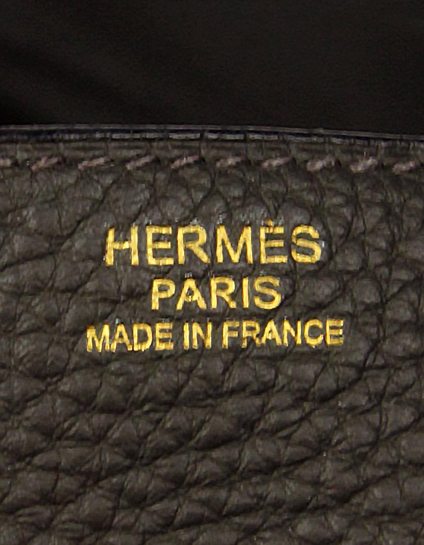 Hermes Khaki Taurillon Clemence Leather 34cm Lindy Shoulder Bag 7