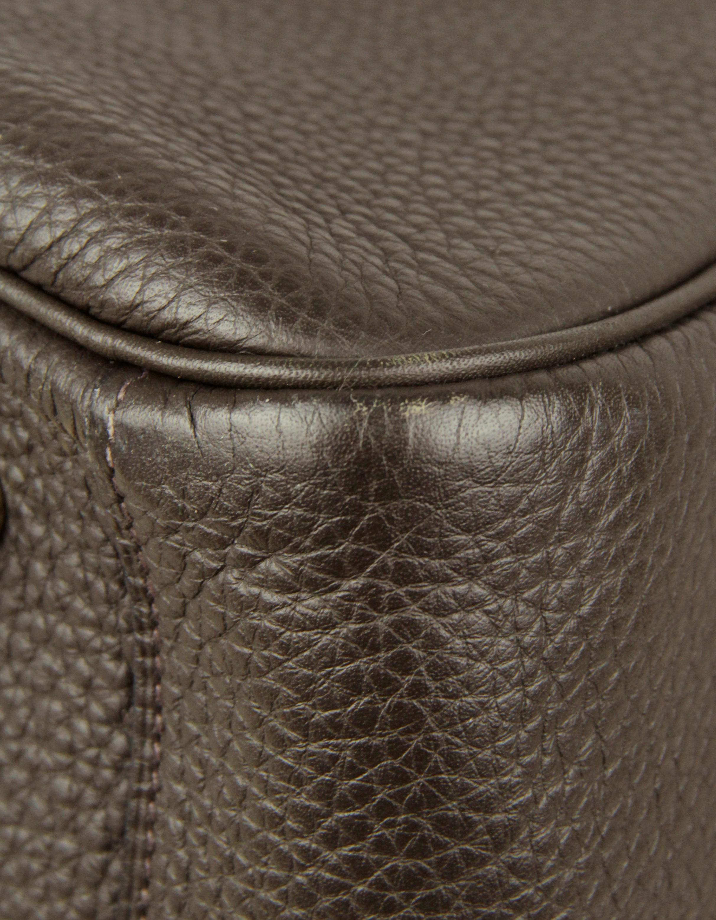 Hermes Khaki Taurillon Clemence Leather 34cm Lindy Shoulder Bag 3