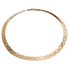 Hermes Kilim Necklace Yellow Gold 18K