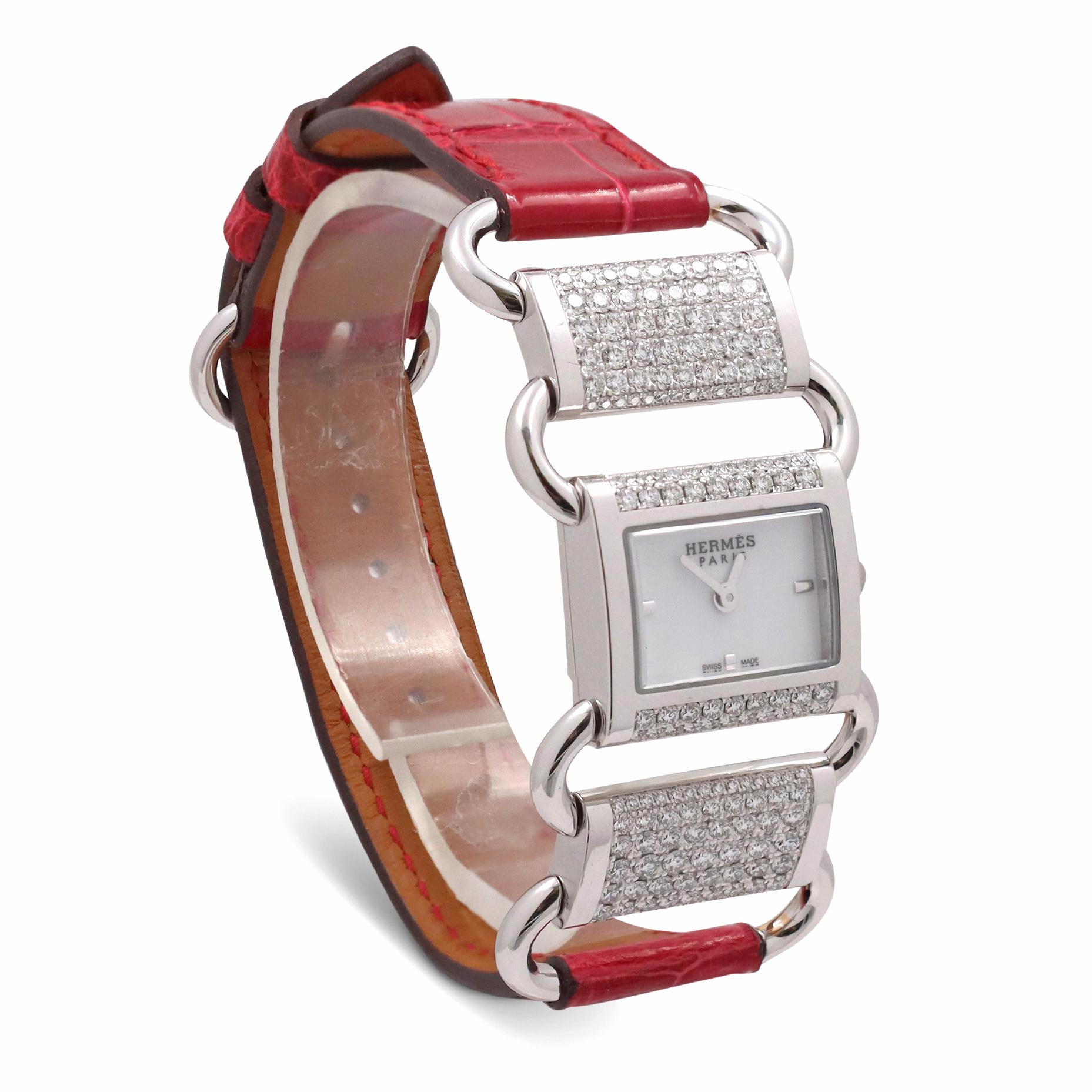 hermes diamond watches