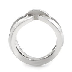 Hermès Knotted Sterling Silver Openwork Ring