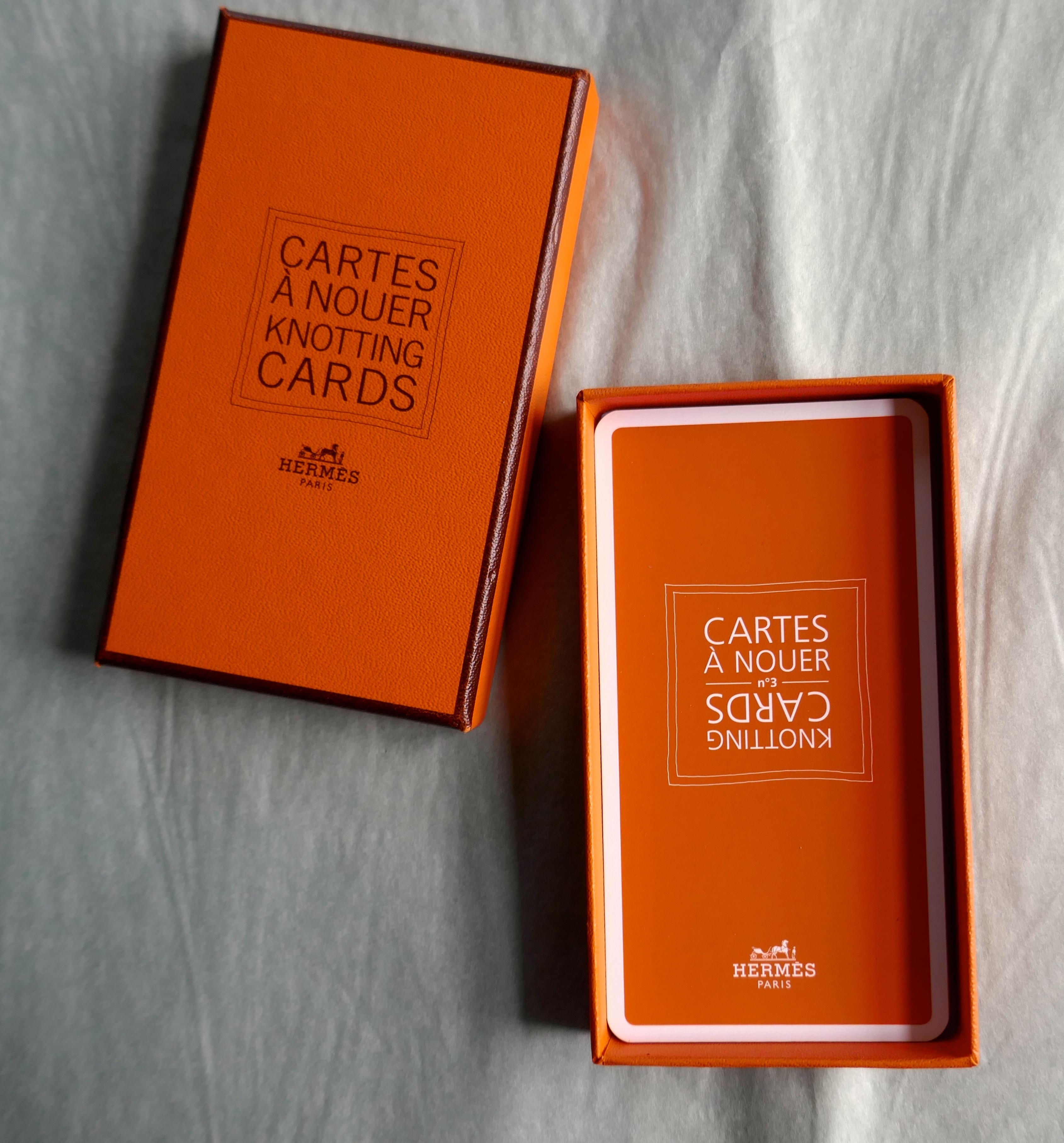 hermes knotting cards