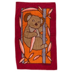 Hermès Koala Terry Cotton Beach Towel