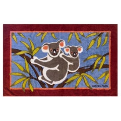 Hermès Koalas Terry Beach Towel