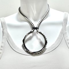 Hermes Kyoto Leather Necklace