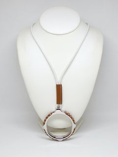 Hermès Kyoto Tresse Pendant Necklace