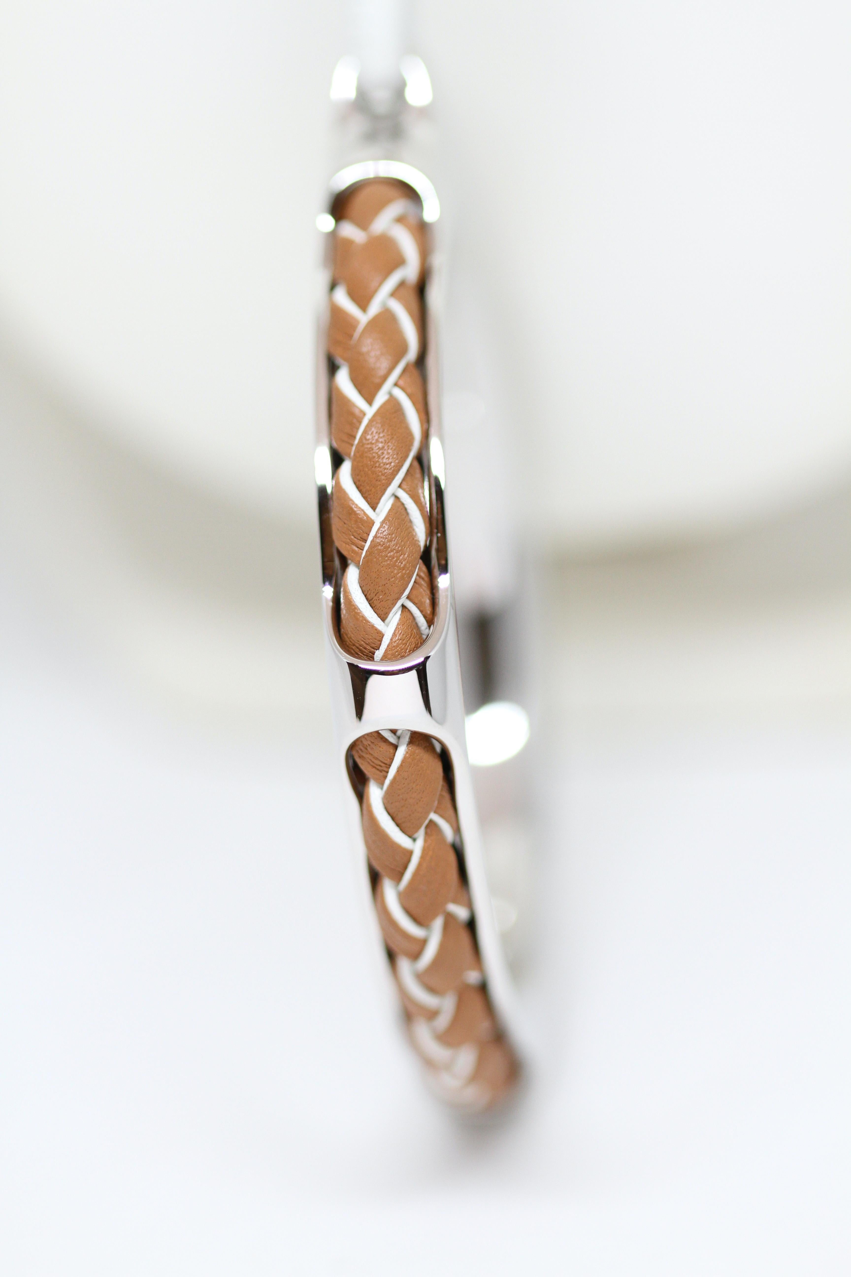 Hermès Kyoto Tresse Pendant Necklace In Good Condition In Geneva, CH