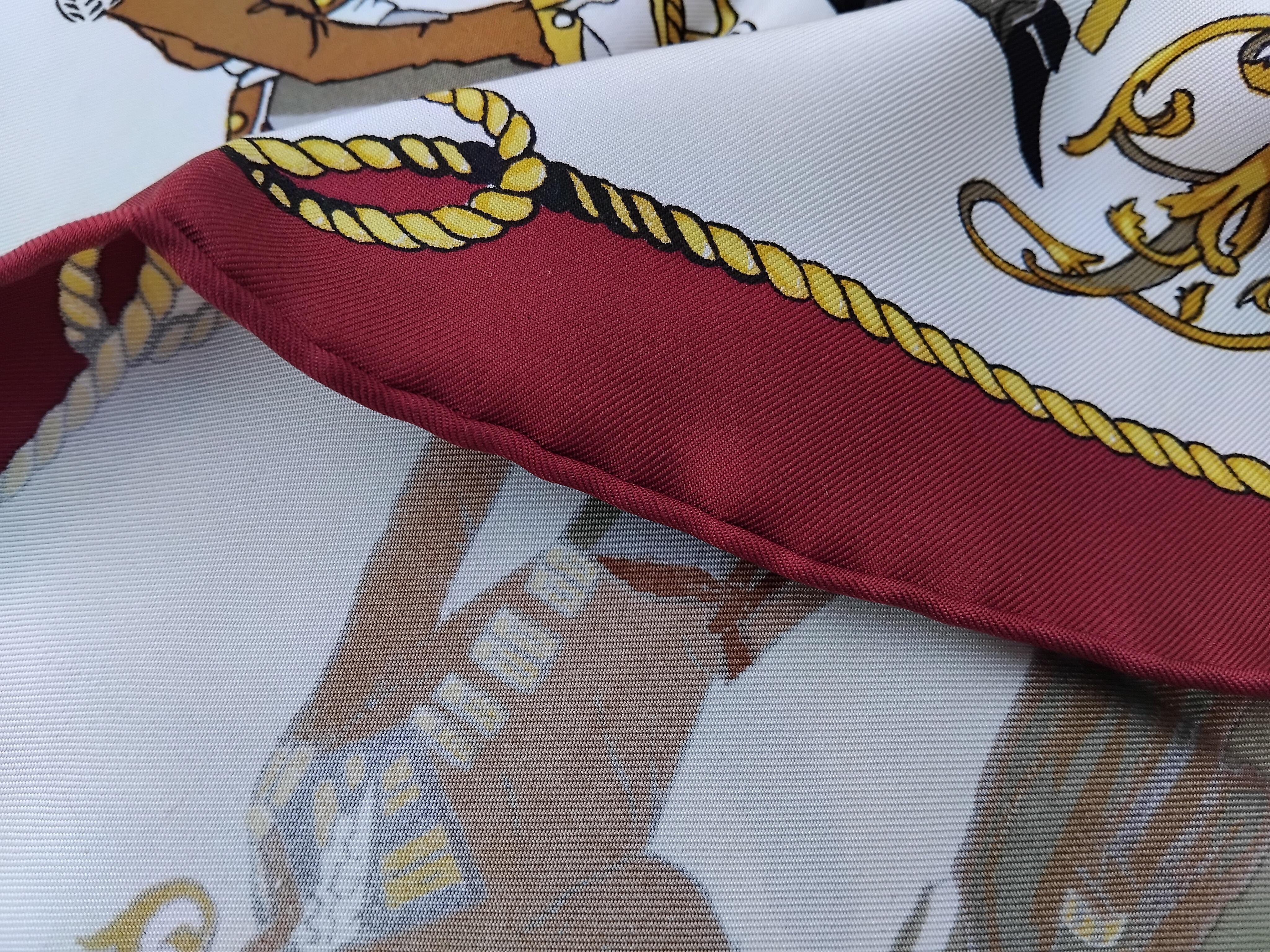 Hermès La Bonne Fortune Françoise Heron Silk Scarf 1968 35' For Sale 8