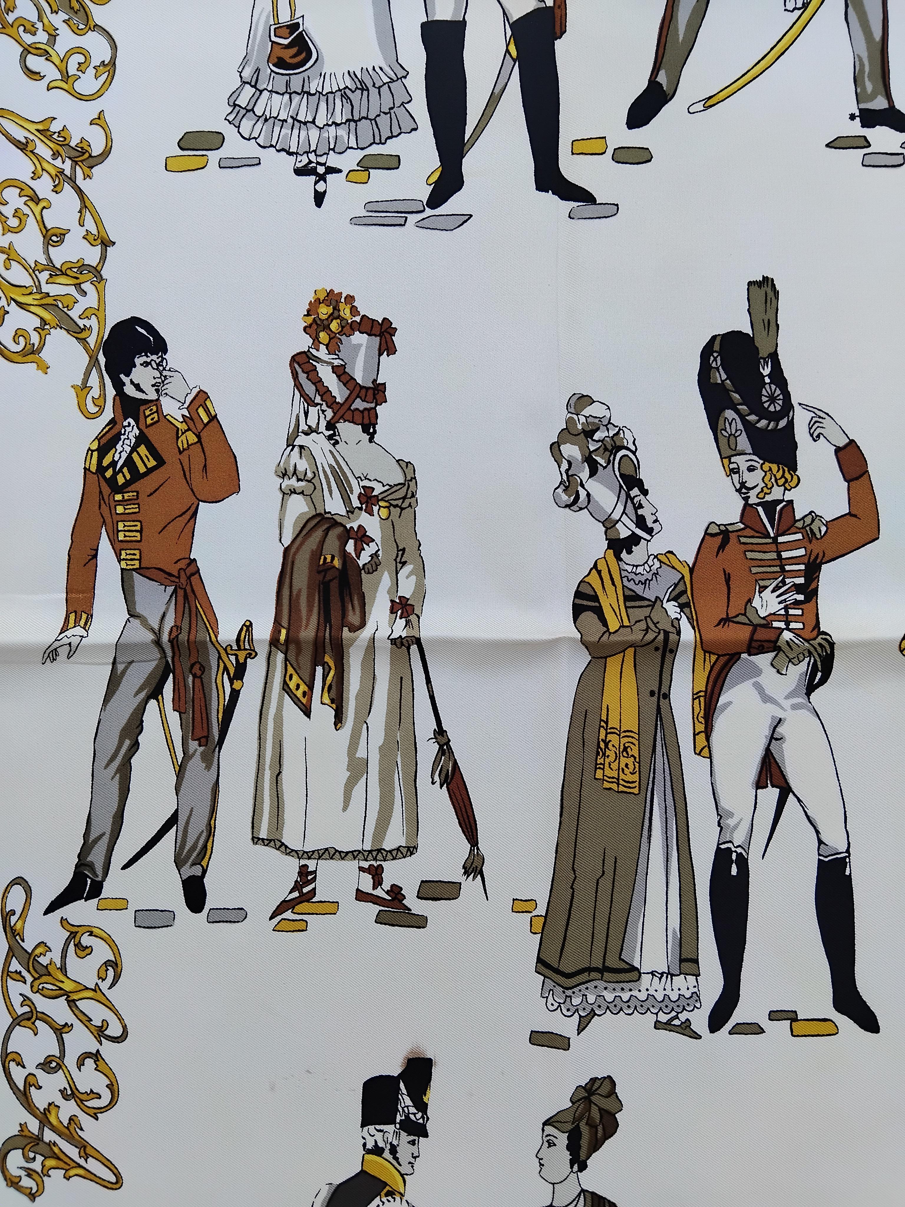 Hermès La Bonne Fortune Françoise Heron Silk Scarf 1968 35' For Sale 3