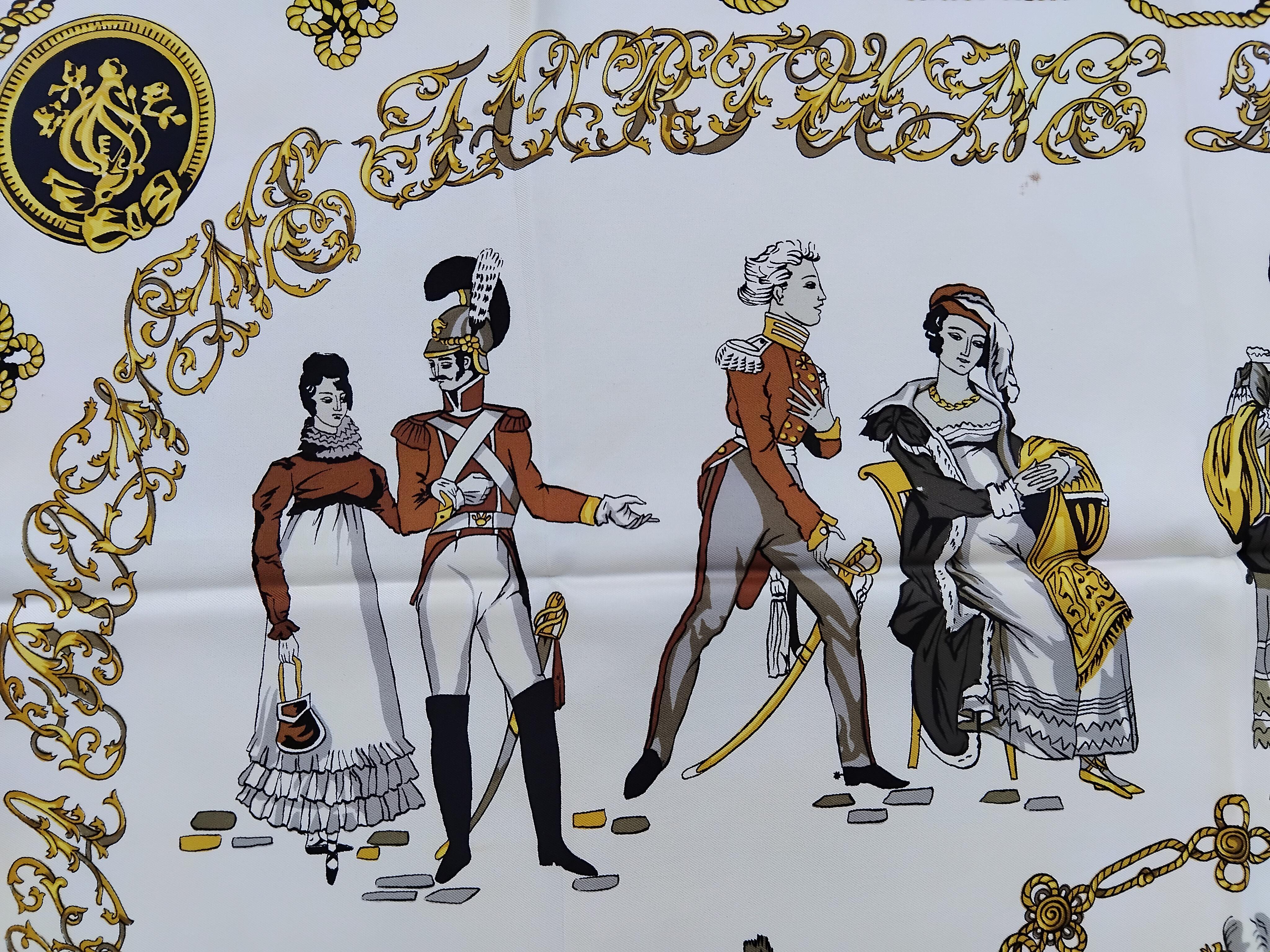 Hermès La Bonne Fortune Françoise Heron Silk Scarf 1968 35' For Sale 4