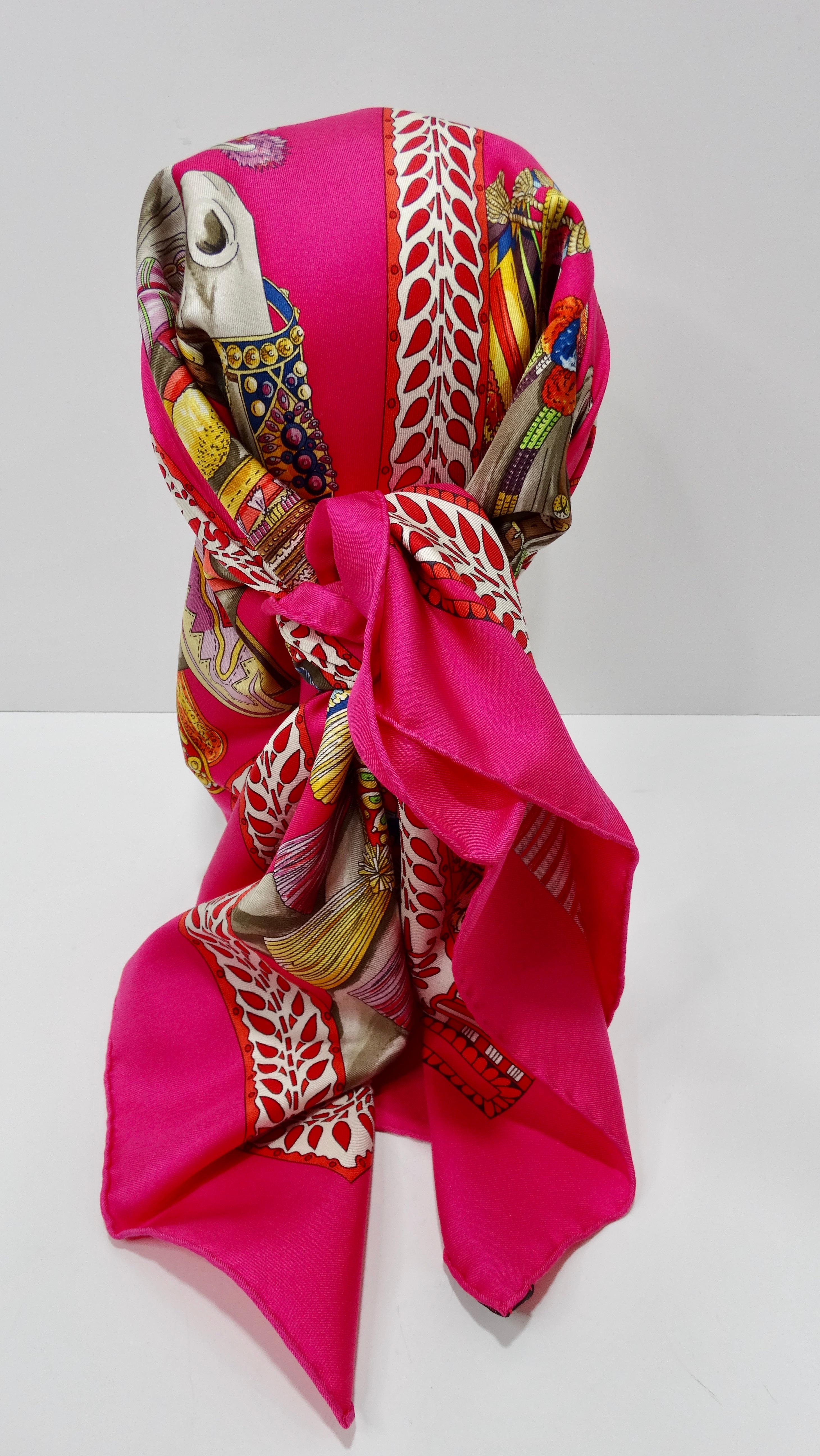 Hermès 'La Danse du Cheval Marwari' Silk Scarf 5