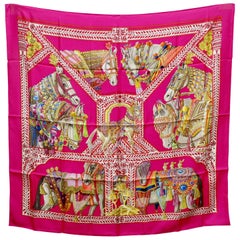 Hermès 'La Danse du Cheval Marwari' Silk Scarf 