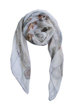Hermes, la danse du cosmos silk scarf
