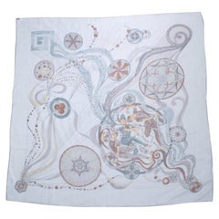 Hermes, la danse du cosmos silk scarf