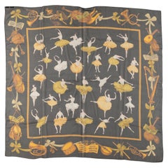 Hermès "La Danse" Silk Chiffon Scarf