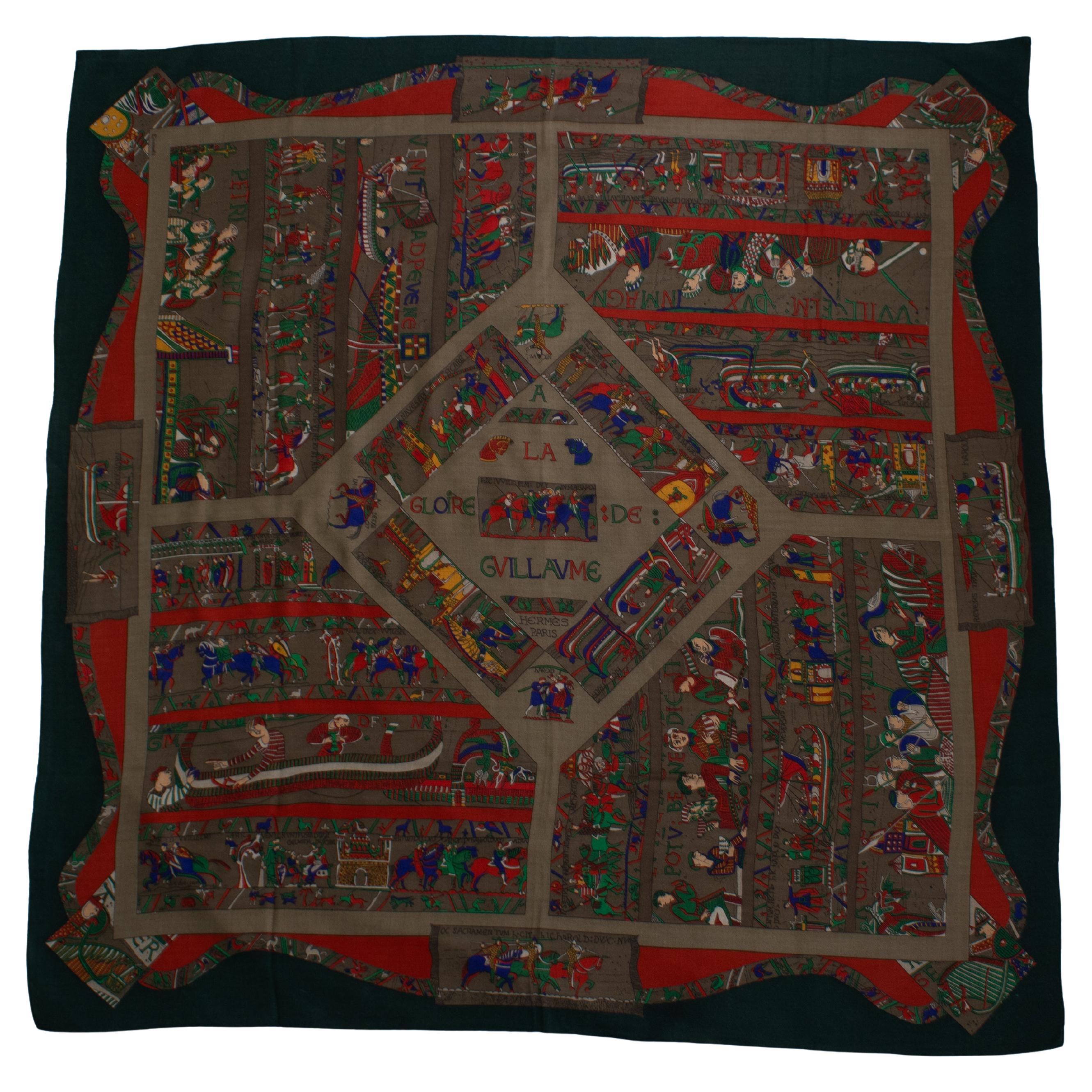 Hermes, sciarpa in cashmere La Gloire de gvillavme in vendita