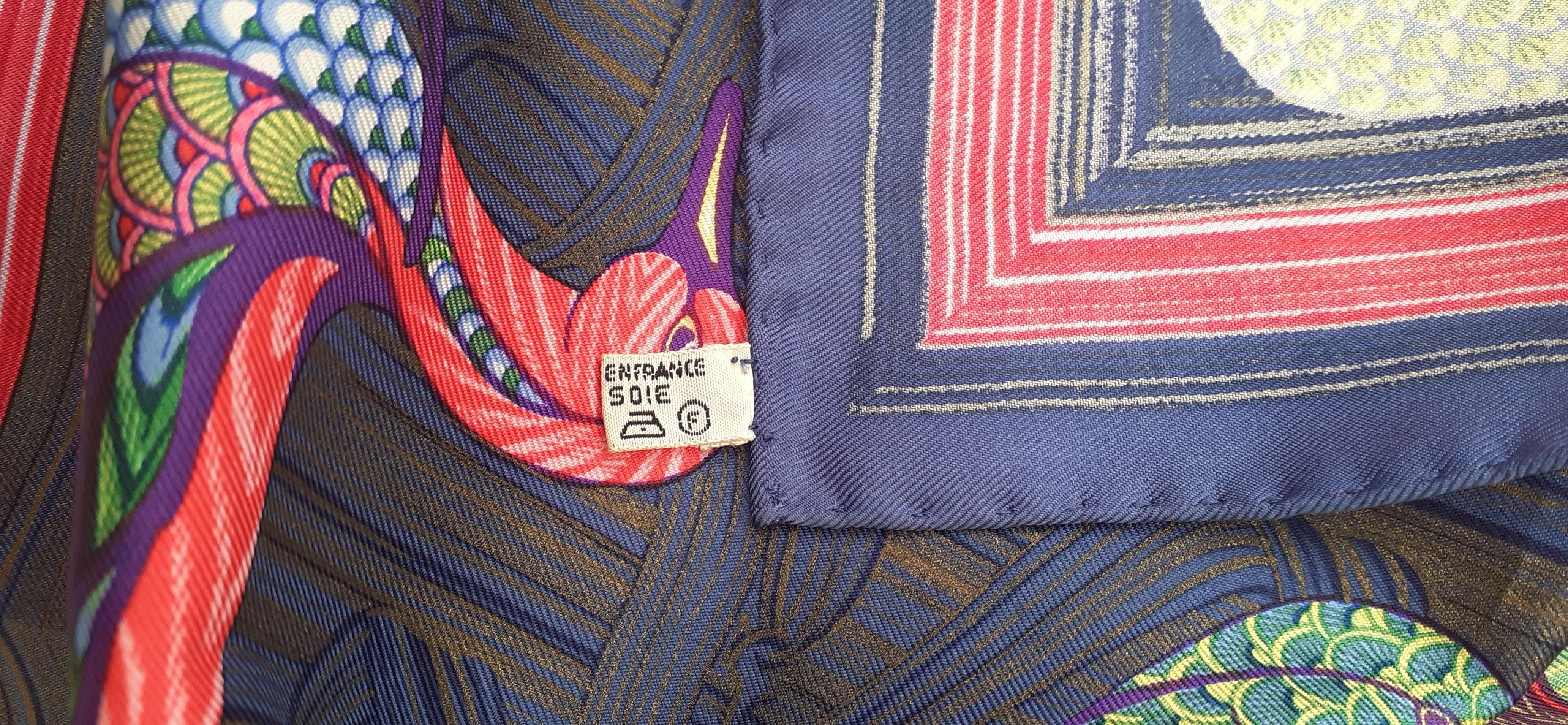 Hermès La Mare aux Canards Silk Scarf Duck Christiane Vauzelles 90 cm For Sale 10