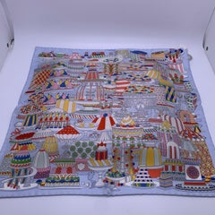 Hermès "La Pâtisserie Française" Silk Scarf by Pierre Marie 45*45