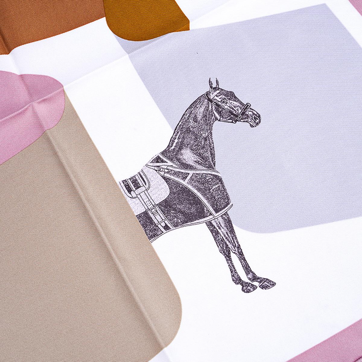 Mightychic offers an Hermes La Serpentine de Pierre Charpin scarf featured in Blanc and Vieux Rose colorway.
Designed by Pierre Charpin, this pocket square depicts the designer's equestrian figure of the Serpentine.
100% silk.
Made in