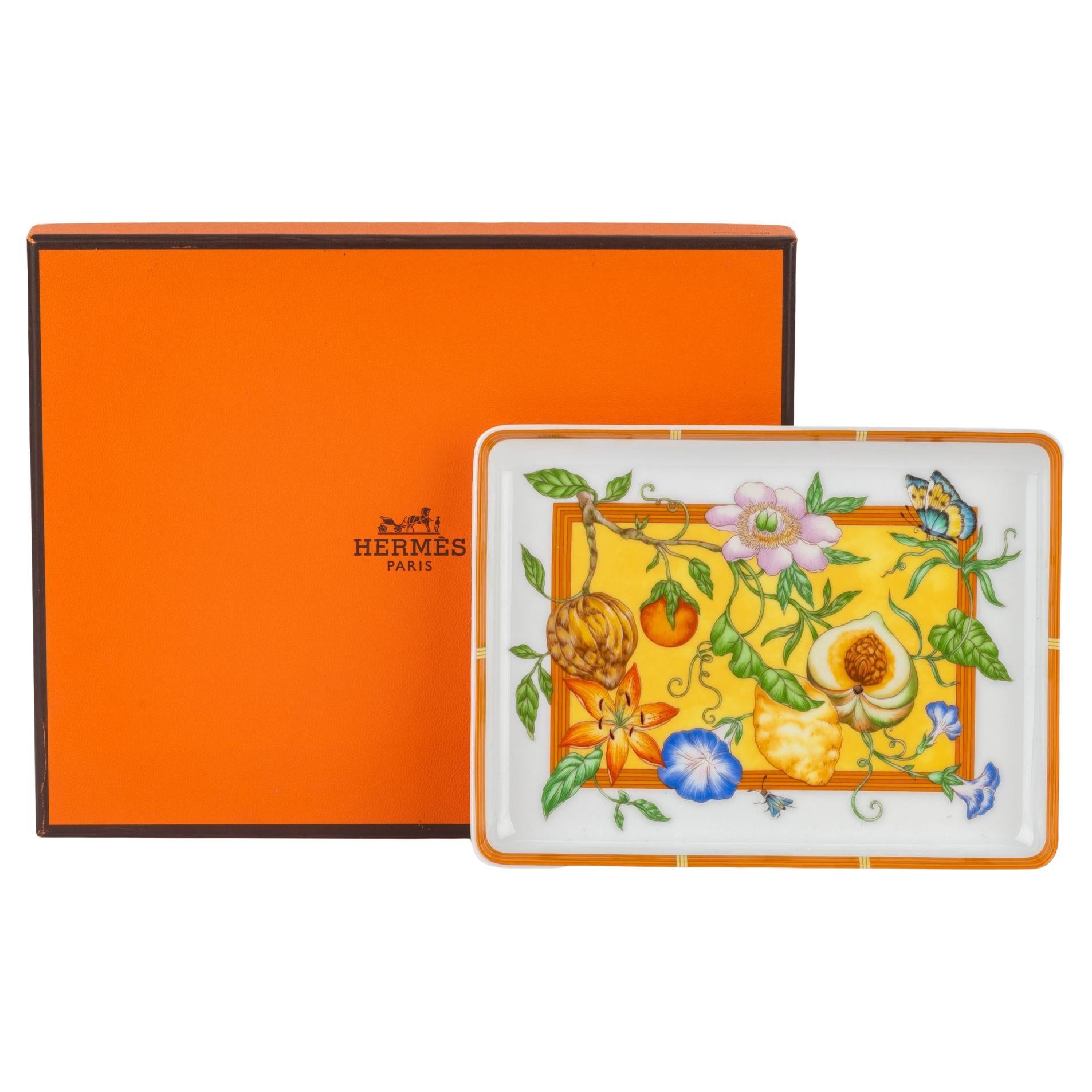 Hermès La Siesta Plate With Box