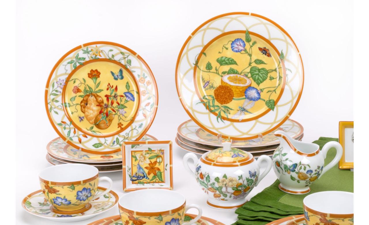 Français HERMES, La Siesta : Service à thé 28 Pieces