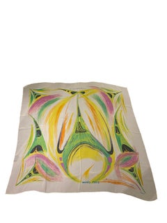 Hermes La Tour Eiffel S'envole Chiffon Silk Shawl 135cm