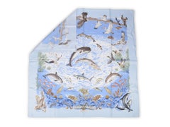 Hermès "La Vie de la Méditerranee"-Schal