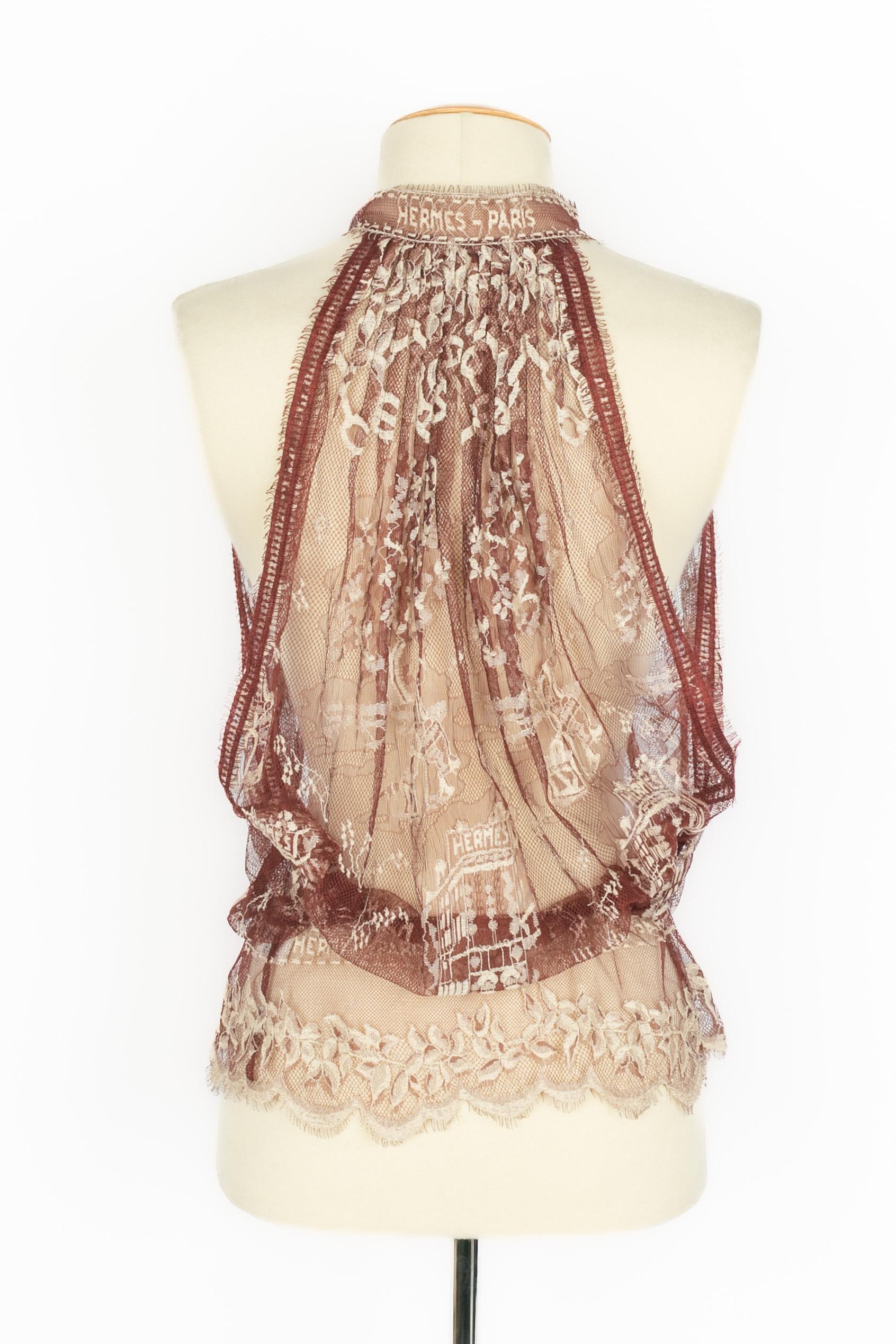 Women's Hermès lace top For Sale
