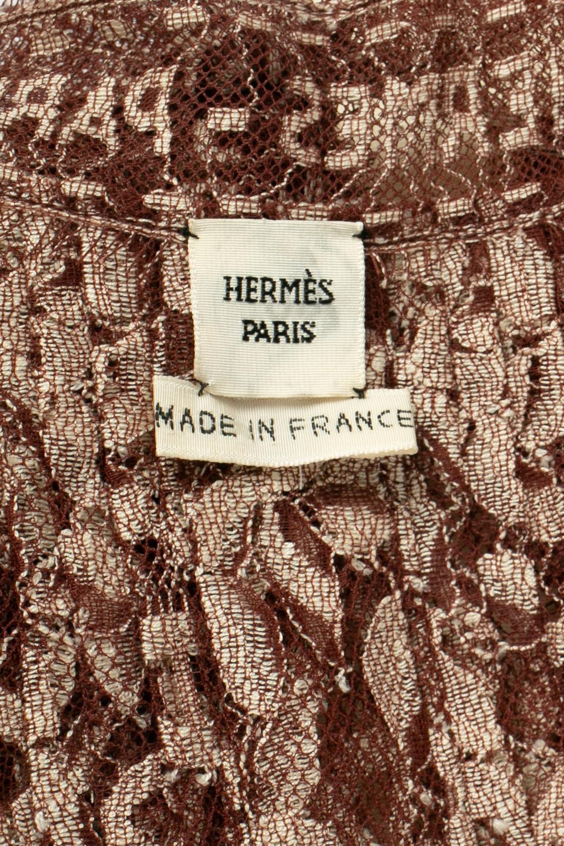 Hermès lace top For Sale 4