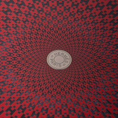 Hermes Lacque Box Terracotta Carved H Lid Rare Vintage Lacquared Box