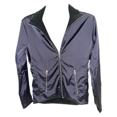 Hermes Ladies Warm Up Fleece Jacket Navy NEW