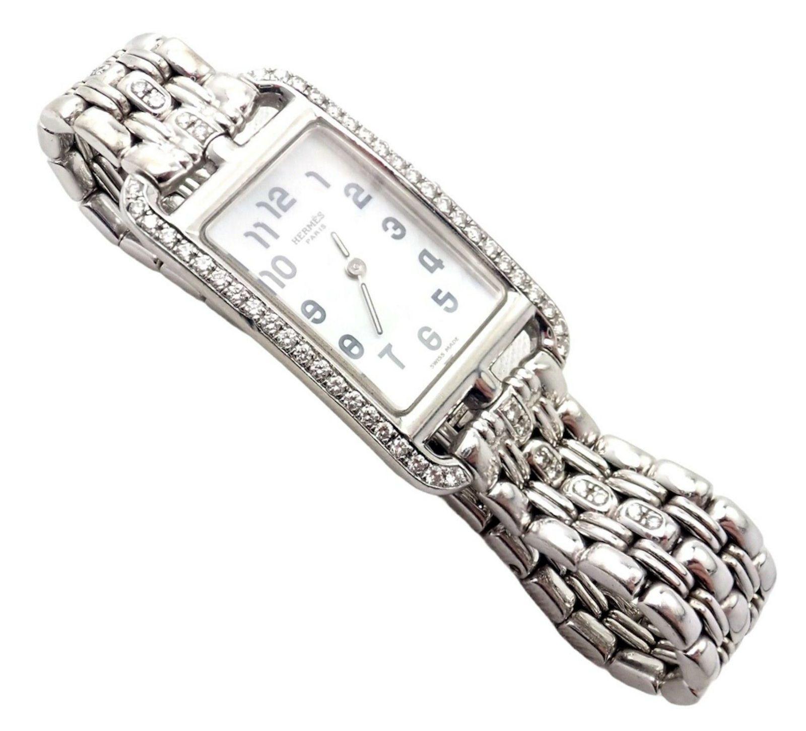 hermes nantucket diamond watch