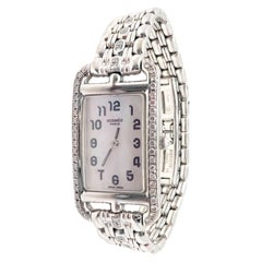 Hermès Ladies White Gold Diamond Cape Cod Nantucket Quartz Wristwatch