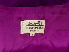 Hermes Lady Vest - 5 Buttons Charreada Red Violet - Excellent Condition Rare!