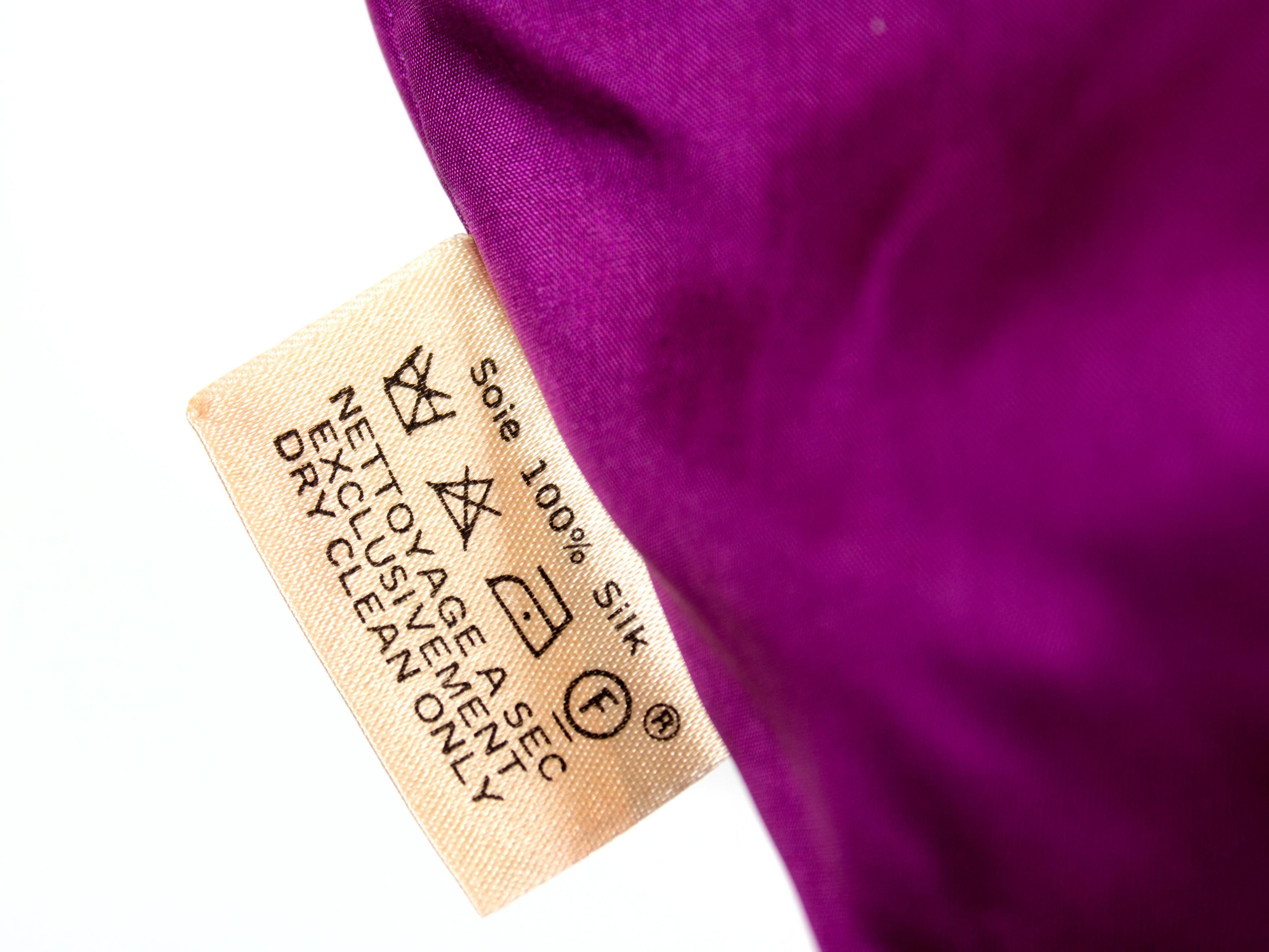 Purple Hermes Lady Vest - 5 Buttons Charreada Red Violet - Excellent Condition! For Sale