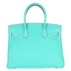 Hermès Lagune Togo Birkin 30 PHW