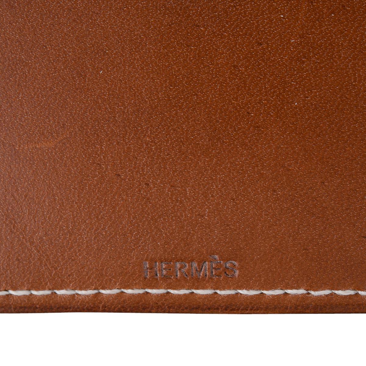 Hermes Lampe de Poche In the Pocket Fauve Barenia Leather Unisexe en vente