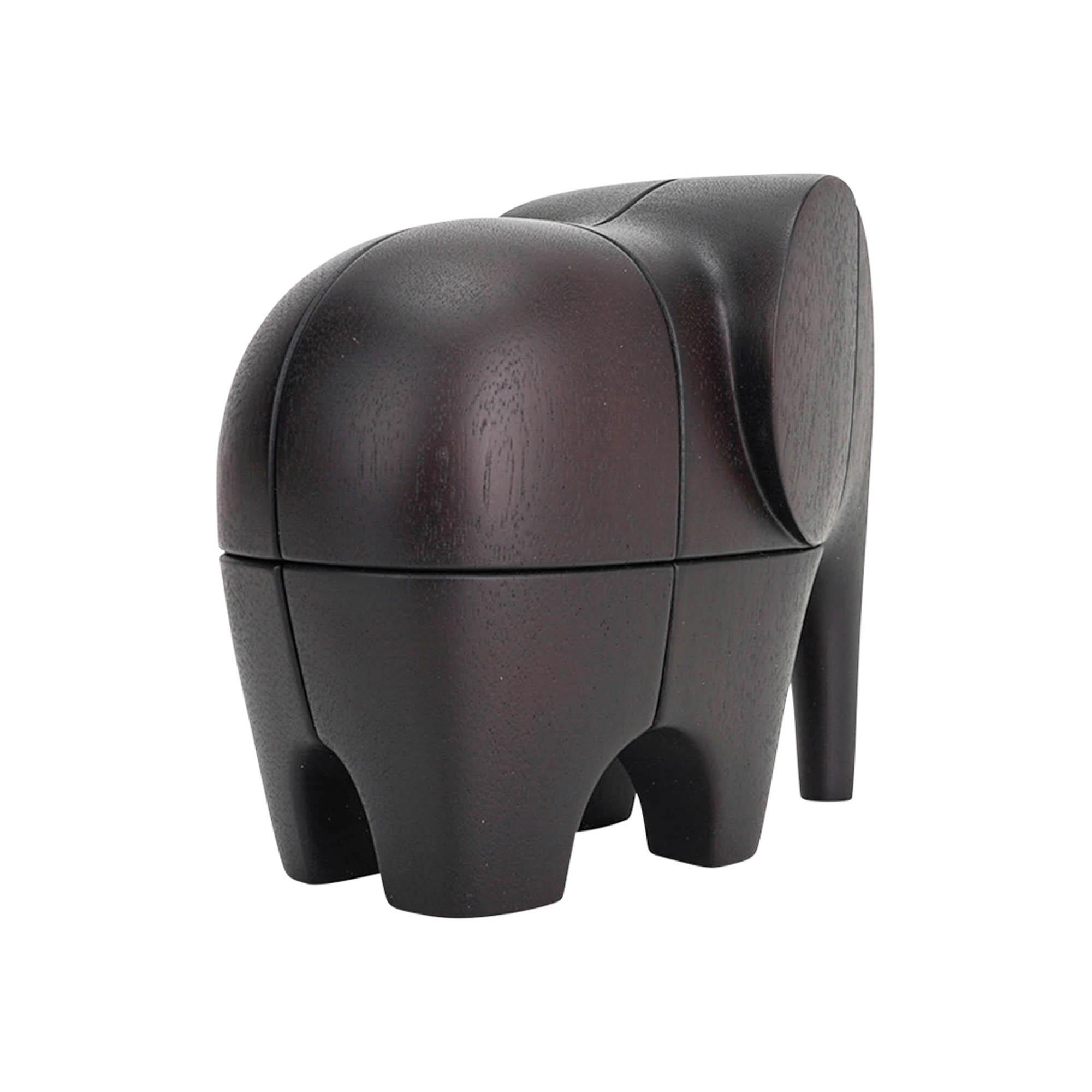 Hermes Lao Fermacarte Rompicapo Acajou Ebenise Mahogany Wood in vendita 1