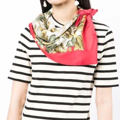 Hermes ' l'arbre de soie' silk scarf