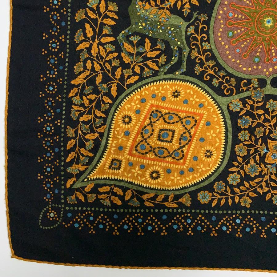 HERMES L'arbre de Vie shawl in cashmere and silk 1