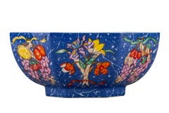 Hermes Large Blue Birds Porcelain Bowl