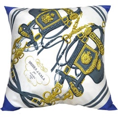 Hermes Large "Brides de Gala" Scarf Pillow