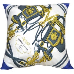 Hermes Large "Brides de Gala" Scarf Pillow 