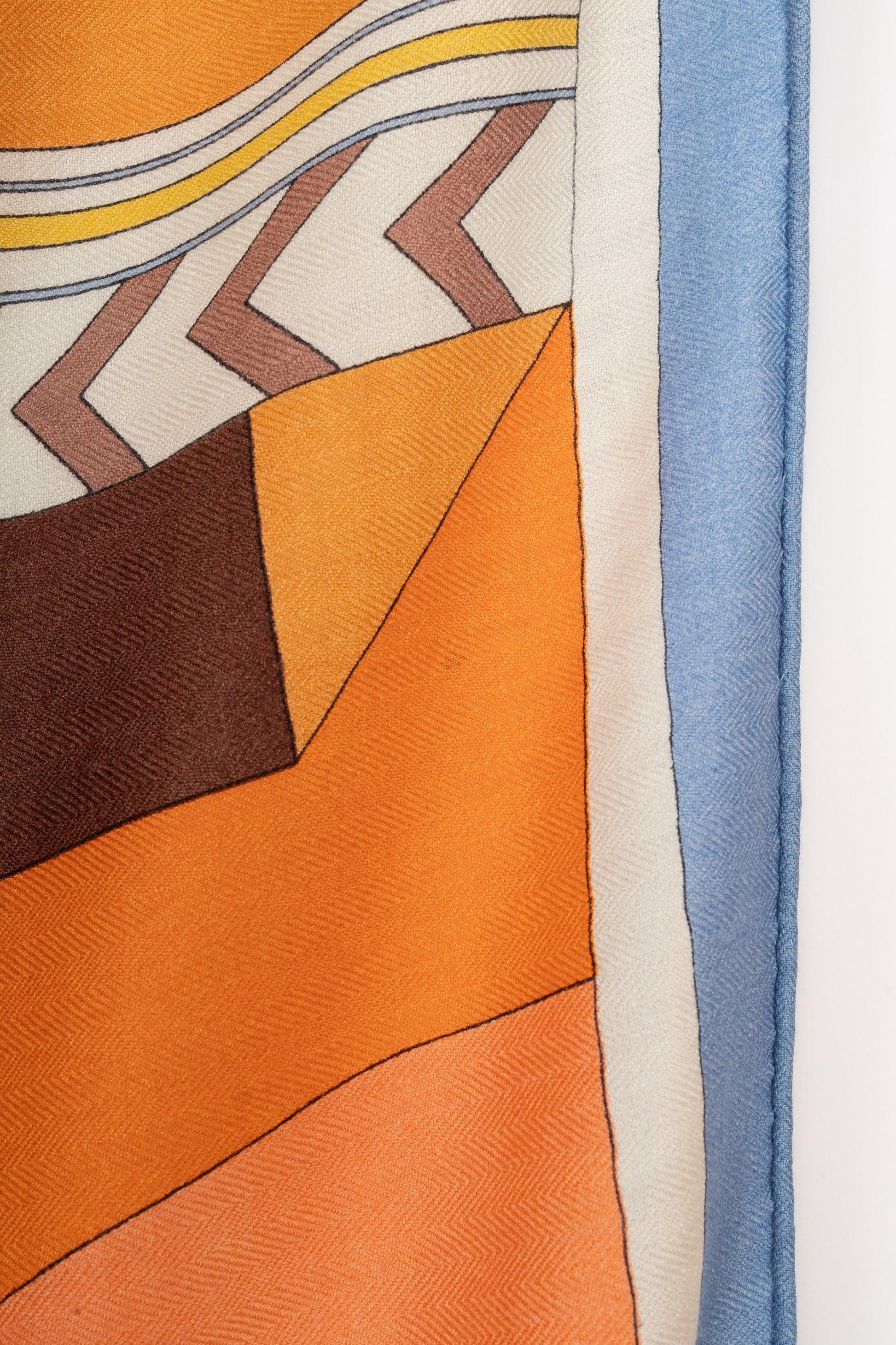 Hermès Große Kaschmirstola 'Imaginary Saddle', 2023 Damen