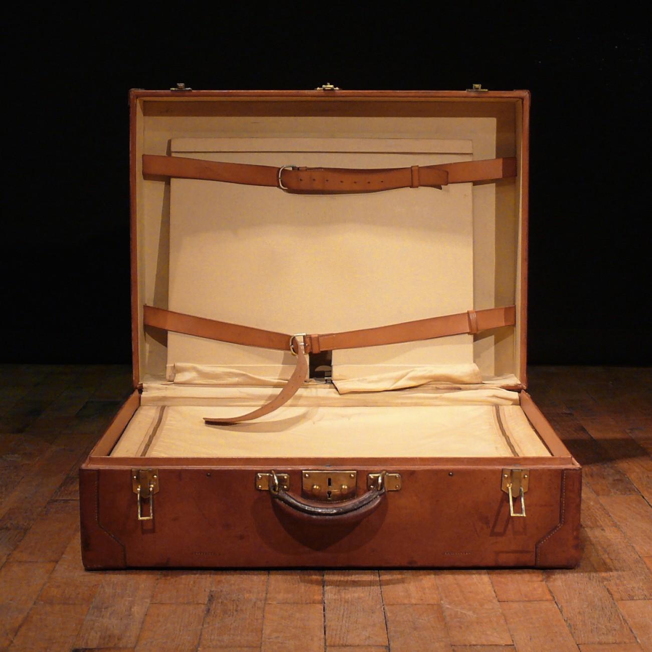 Hermès Large Leather Suitcase, circa 1955 1