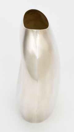 Hermès Large Silver Plate Petal Vase